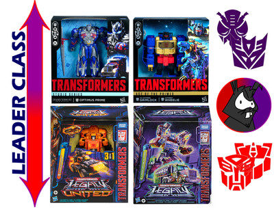 Transformers Leader Class Collection - United - Pick and Choose - Hasbro Toys