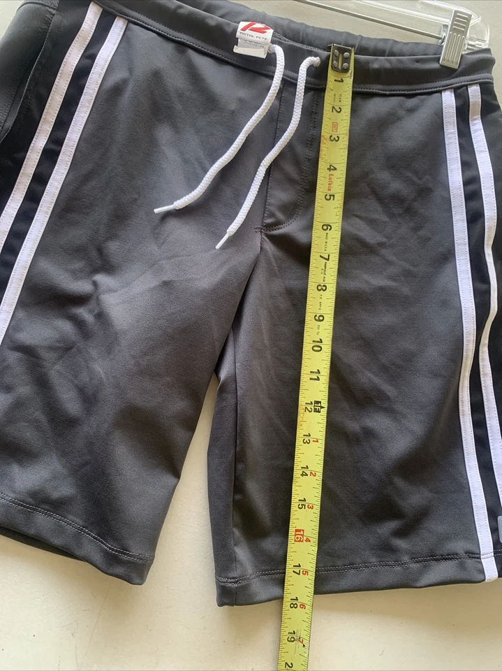 Pantalones Cortos Vintage Pistol Pete Bolsillo AVENGER Gris/Blanco Talla M Foto 4 de 4