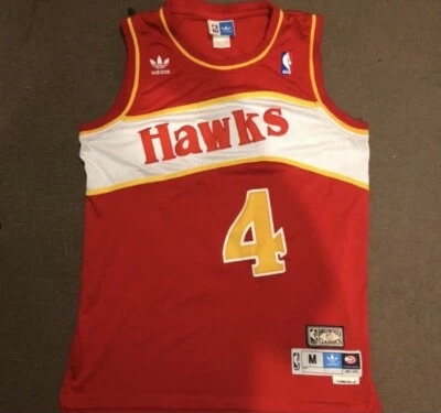 atlanta hawks spud webb jersey
