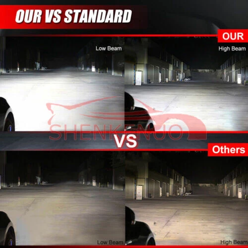 2X Bulbs H7 LED 110W 20000LM White 6500K Only Headlights Halogen For Mercedes - Image 3 of 4