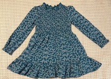 Matilda Jane Just Imagine Zoey Floral Smocked Girls EUC Dress Size 4