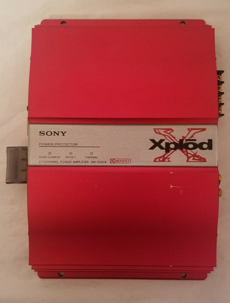 Sony XM-552HX amplifier old school | eBay