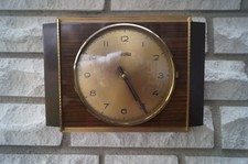 Sehr gepflegte  Küchenuhr Wanduhr ZentRa mit Holzoptik  und origJunghans Uhrwerk
