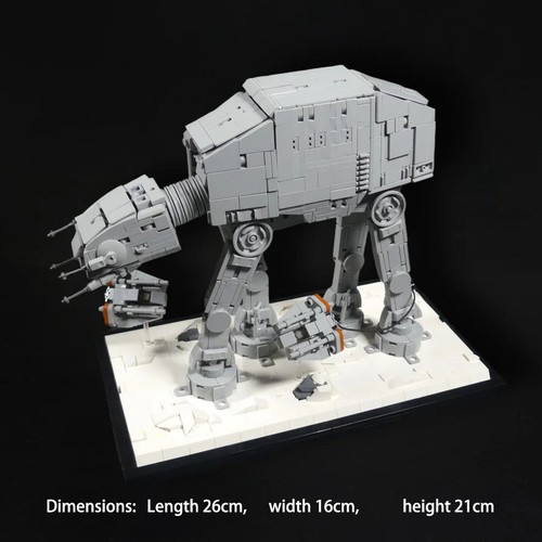Modubrix Moc Bausteine AT-AT WALKER Set Steine Spielzeug Bausätze 1355 Teile - Bild 9 von 9