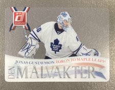 JONAS GUSTAVSSON 2010-11 DONRUSS DEN MALVAKTER