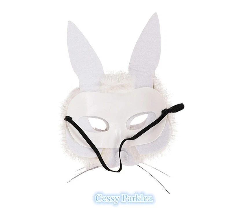 SN-D1-1 Barbudo Unisex Látex Peluche Piel Conejo de Pascua Disfraz Máscara Foto 3 de 4