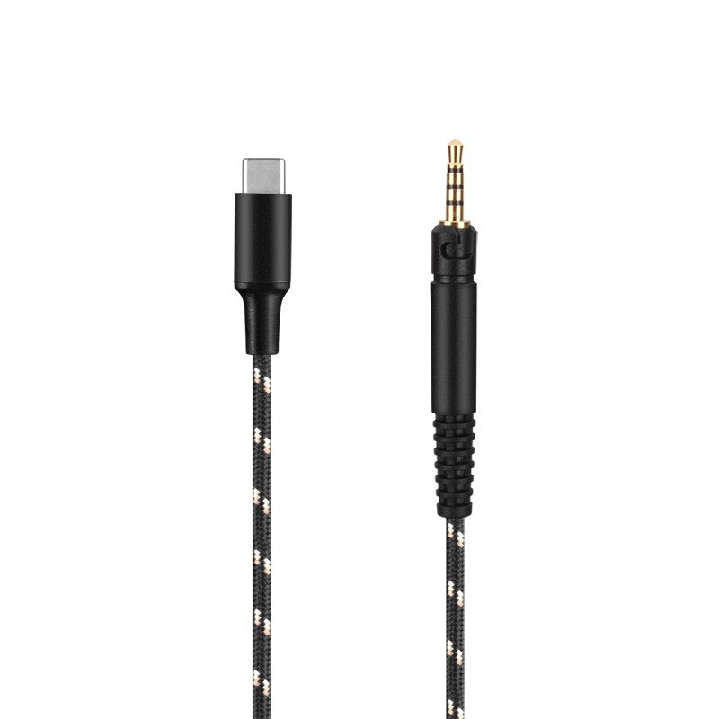 USBC TYPEC Audio Cable Compatible with Yamaha HPH-MT5 MT5W MT8 Headphones-image