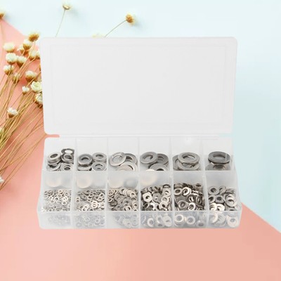 800 Pcs O-Ringe Sortiment Flache Washer Praktische Abdichtung Scheiben Kit