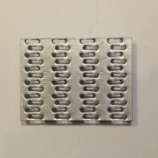 200 QTY  3" x 4"  Truss Plate - Mending Plate -Structural Plates Zinc nail tooth