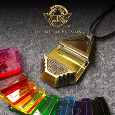 Digital Monster Digimon Ver.3 Tag  Crests Box Metal Necklace Pendant Collection