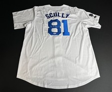 Vin Scully Signed LA Dodgers Jersey 81 PSA AF61592
