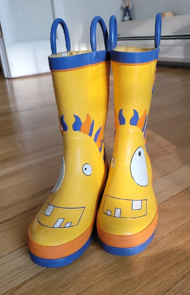 Botas de sol Lands' End infantil com rosto de sol tamanho 3 - Imagem 2 de 4