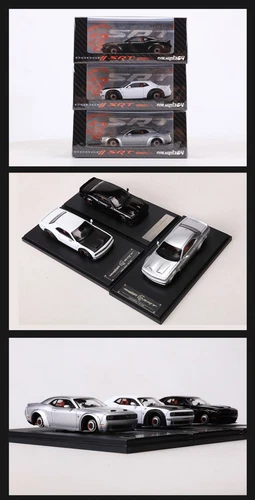 Fine Works FW 1:64 Dodge SRT Hellcat Demon Demon Alloy Car Diecast Model - Picture 11 of 26