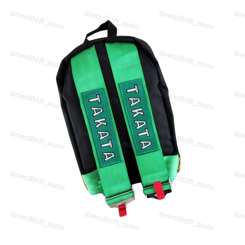 JDM BRIDE RECARO BACKPACK TAKATA GREEN RACING HARNESS SHOULDER