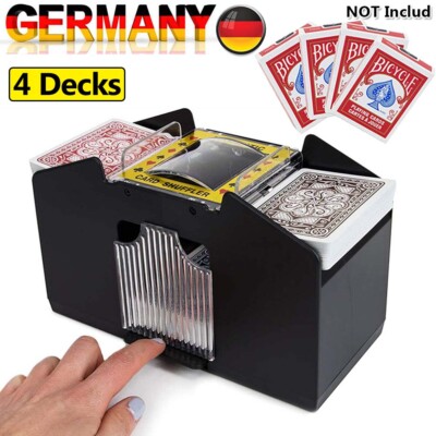 Elektrische Kartenmischmaschine - Automatischer Kartenmischer Für Poker, UNO & Blackjack
