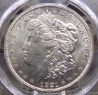 1921 "S" Morgan SILVER Dollar $1 PCGS MS62 #428 Unc Uncirculated ECC&C, Inc.