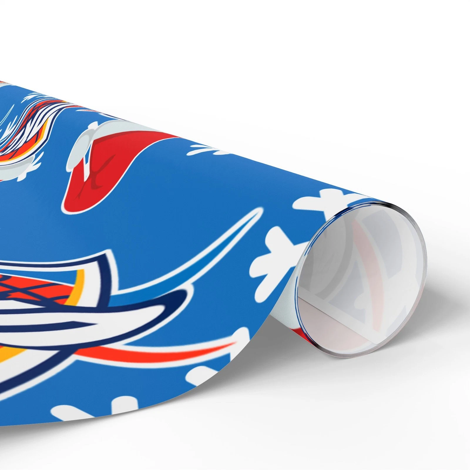 Oklahoma City Thunder Gift Wrapping Paper for Holidays Christmas