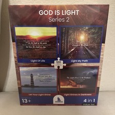 God Is Light Steadfast Selections Series 2 Puzzles Set Of 4 500 Piece SEALED NEW
