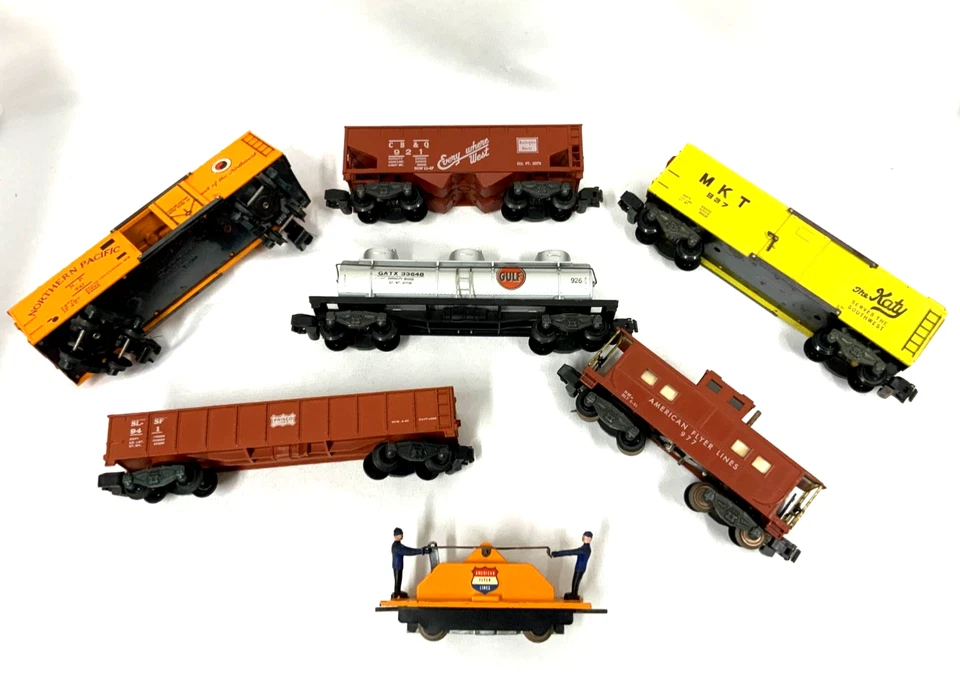 Lot of 7 AMERICAN FLYER S Gauge model railroad cars #921,926,937,940,941,947,977 - Image 3 of 4