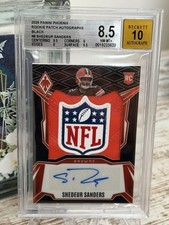 Shedeur Sanders Rookie Auto Shield 1/1 Card (taking offers)