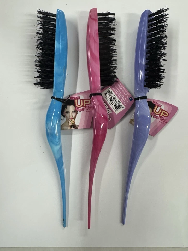 3 x Cricket Amped Up Teasing Hair Brush - Adds Major Volume & Shine, Heat Resis - Image 4 of 4