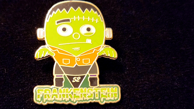 2024 "FRTANKENSTINE " Special shape hot air balloon pin, S/H COMB!