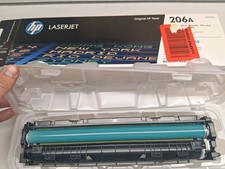 Genuine HP 206A W2112A Yellow Toner Cartridge Open Box - Untested OEM