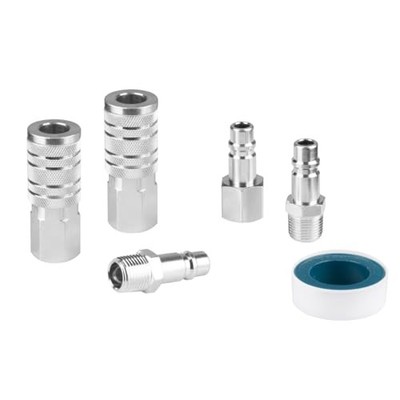 1/2'' Air Hose Fittings, I/M High Flow 1/2'' FNPT Air Coupler 2PCS, 3-Piece