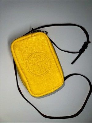TORY BURCH PERRY BOMBÉ MINI BAG CROSSBODY ~ GOLDEN YELLOW