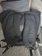 Eddie Bauer Black Backpack Adjustable Straps Multiple Compartments Zipper Closu…