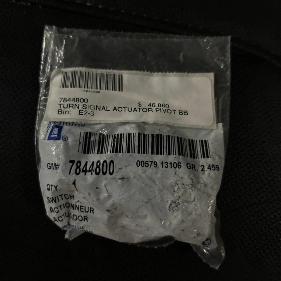 Actuador interruptor señal de giro genuino GM 7844800 07844800 Foto 4 de 4