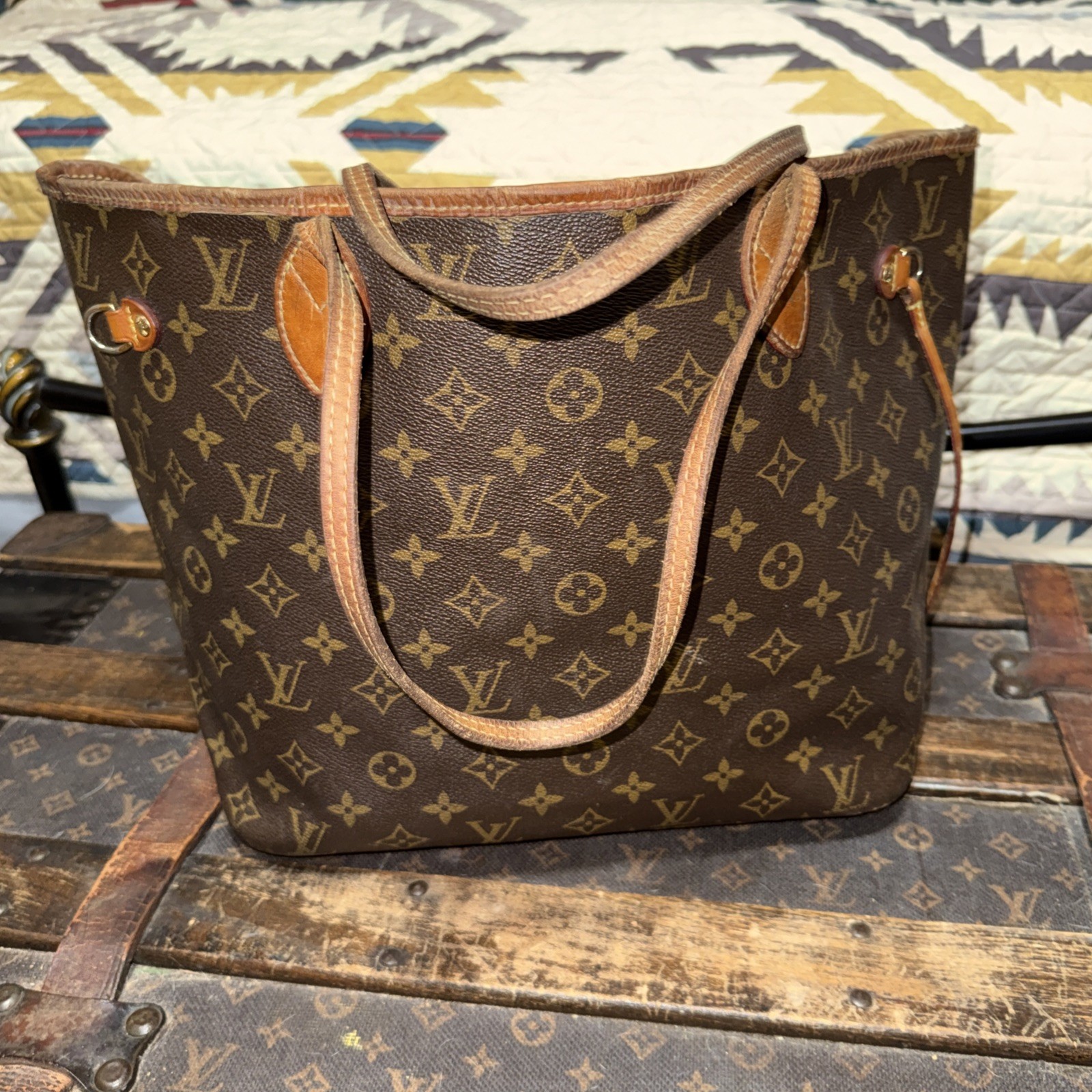 Louis Vuitton Monogram Neverfull MM Tote Monogram shoulder bag preowned used