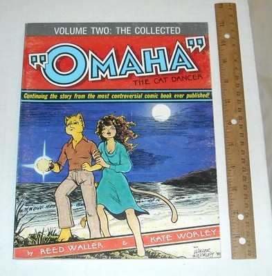 OMAHA Vol 2 SC TPB The Cat Dancer Kitchen Sink Press 1988 Collects 3-6 Mature