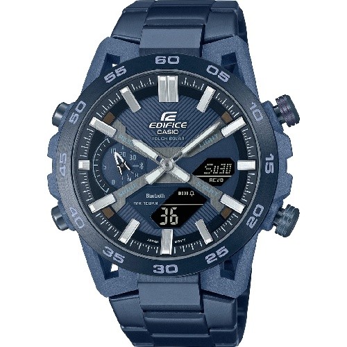 CASIO Edifice ECB-2000CB-2AEF Karbon+Solar+Bluetooth® Smart - ANALOG/DIGITAL NEU