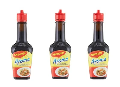 3 PZ AROMA PER INSAPORIRE SALSE MINESTRE INSALATE MAGGI BRODO CONCENTRATO 125 gr