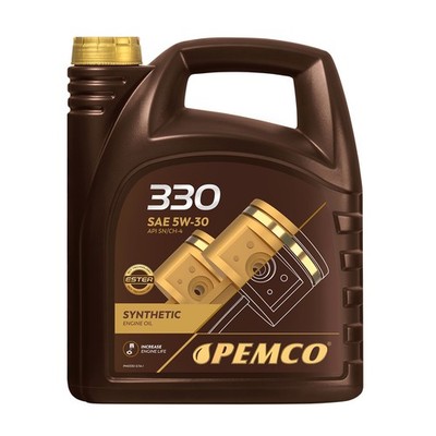 PEMCO 330 5W-30 Motoröl, ACEA A3/B4, API SN/CH-4, BMW Longlife-98, 5 Liter
