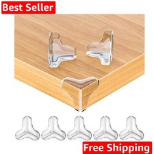 8 Pack Large Clear Corner Protectors for Baby Proofing Furniture - Table Edge...