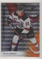 2019-20 Upper Deck SP Game Used CHL Edition Orange 195/199 Felix Bibeau #60 0x1