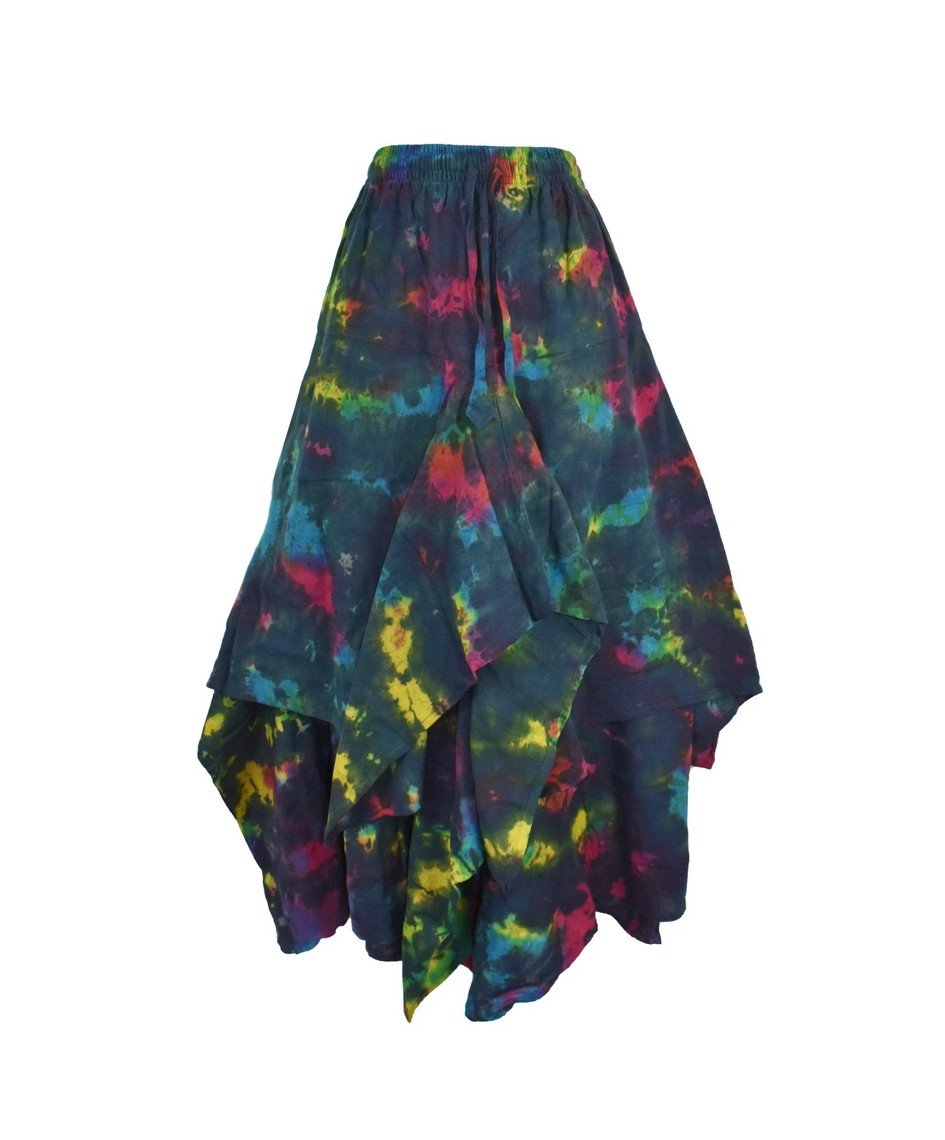 Tie Dye Pixie Hem Skirt Fair Trade 8 10 12 14 16 18 20 22 24 26 Cotton Boho Hipp
Opens in a new wind