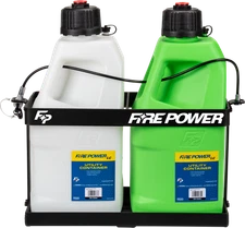 FIRE POWER LC Fits 5 Gallon Utility Two-Jug Rack With Lockable Cable