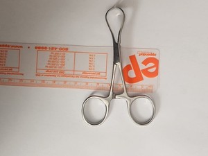 Edna-Lorna Towel Clamp, 4", Non-Perforating,  Stainless