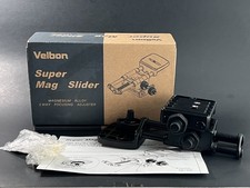 Velbon Super Mag Slider 2-Way Macro Focusing Rail Magnesium Alloy w/ Box Manual