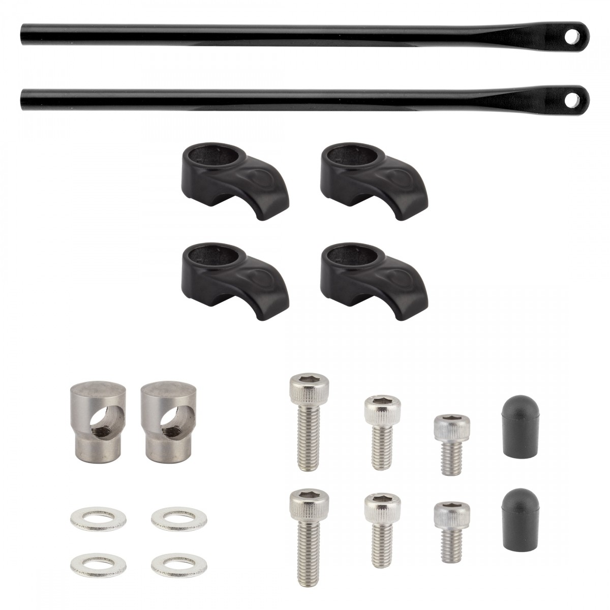 Racktime Shine Evo Black Mounting Kit with Strut Stays - Hardware 5590₽