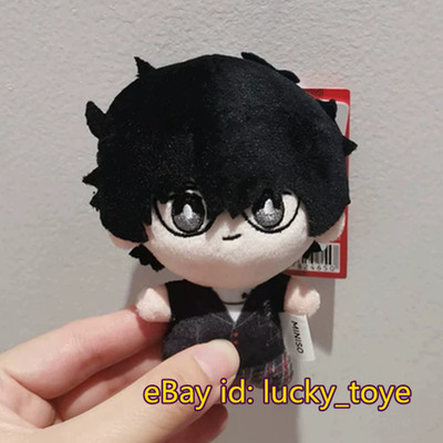 11cm Official Persona 5 Amamiya Ren Plush Doll Hanging Toy Pendant Keychain
