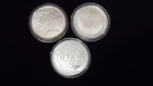 Lot of 3-1 troy oz. each .999 fine silver "Thank you" coins