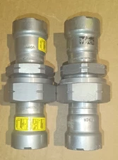 ( 2 ) Viega 25706 MegaPressG 3/4" x 3/4" Union Gas & Fuel Oil Carbon Steel 3/4"