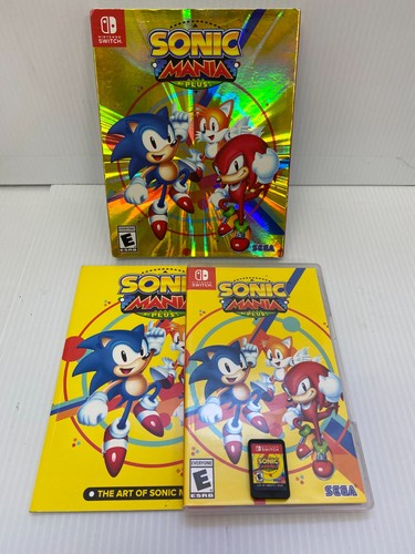 MA6 Sonic Mania Plus Nintendo Switch, 2018, Edición Limitada con Funda y Libro - Imagen 2 de 2
