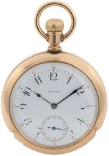 Antique 16s 1913 Howard Swingout 21 Jewel Railroad Pocket Watch 10 20 Year GF