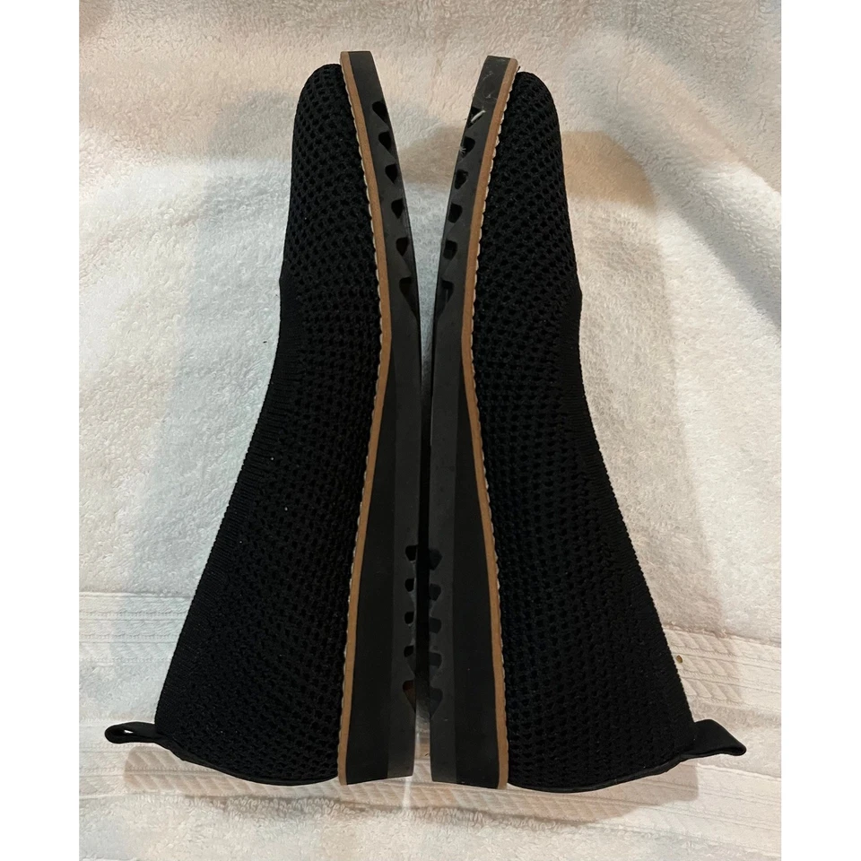 Eileen Fisher черный вязаный балетки поскользнуться на комфорт Etta размер 7,5 эластичной новый - Изображение 4 из 4