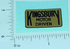 Kingsbury Motor Driven Toys Replacement Sticker KG-002